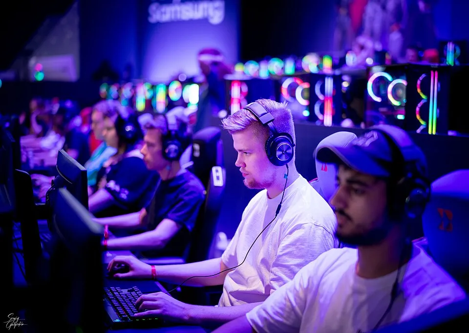 Context photograph: Gamers at Gamescom 2023 (53154568770); events context, not an identified product or supplier on this page.