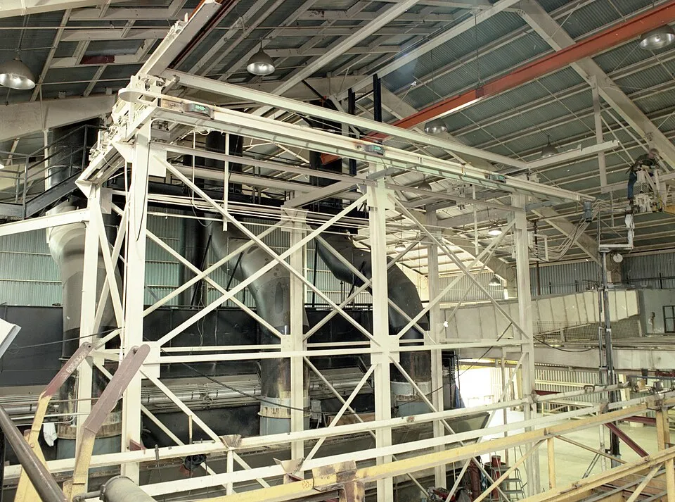 Context photograph: 23 0064951 Convair Negative Image - Convair Kearny Mesa plant under construction - metal frame closeup (54109621591); metal context, not an identified product or supplier on this page.