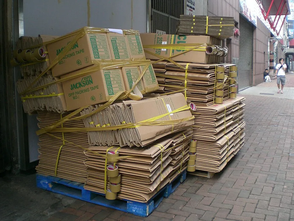 Context photograph: HK Paper Corrugated fiberboard 1; paper context, not an identified product or supplier on this page.