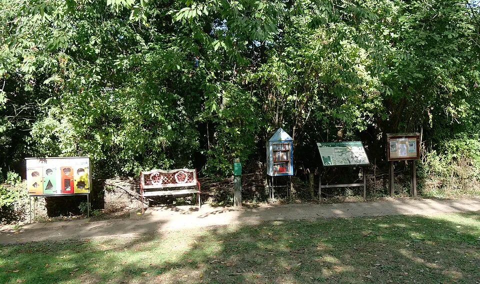 Context photograph: Information boards and other facilities, Clark Spring Woods, Churwell, Morley - geograph.org.uk - 8396829; timber context, not an identified product or supplier on this page.