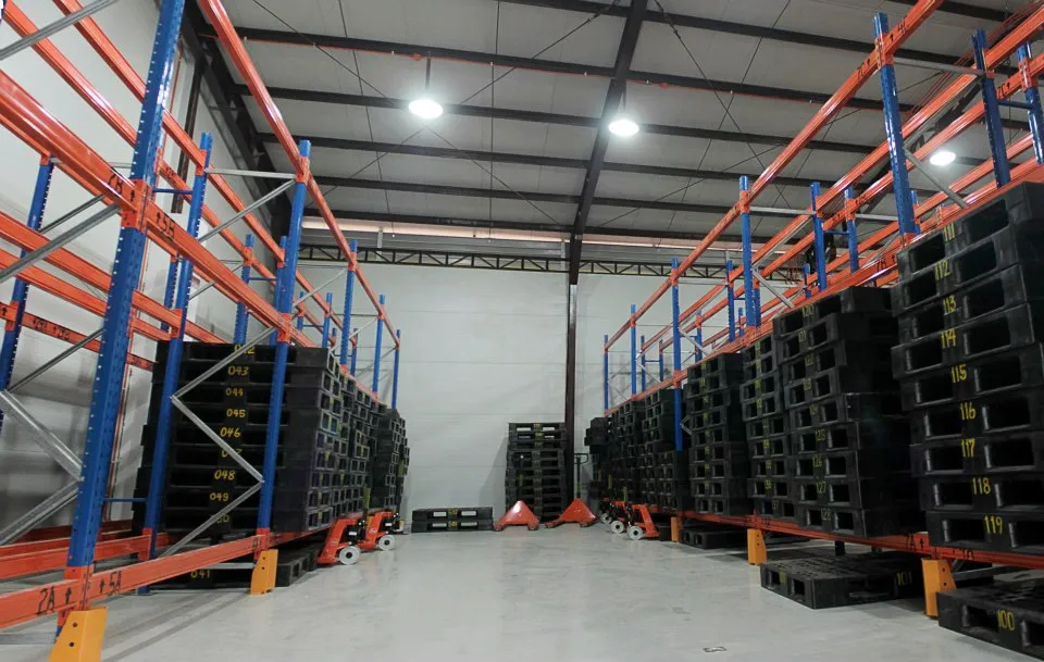 Context photograph: Dry Warehouse; operations context, not an identified product or supplier on this page.