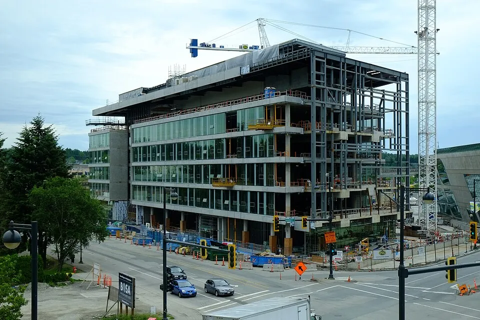 Context photograph: Surrey City Hall Under Construction (9117643031); metal context, not an identified product or supplier on this page.