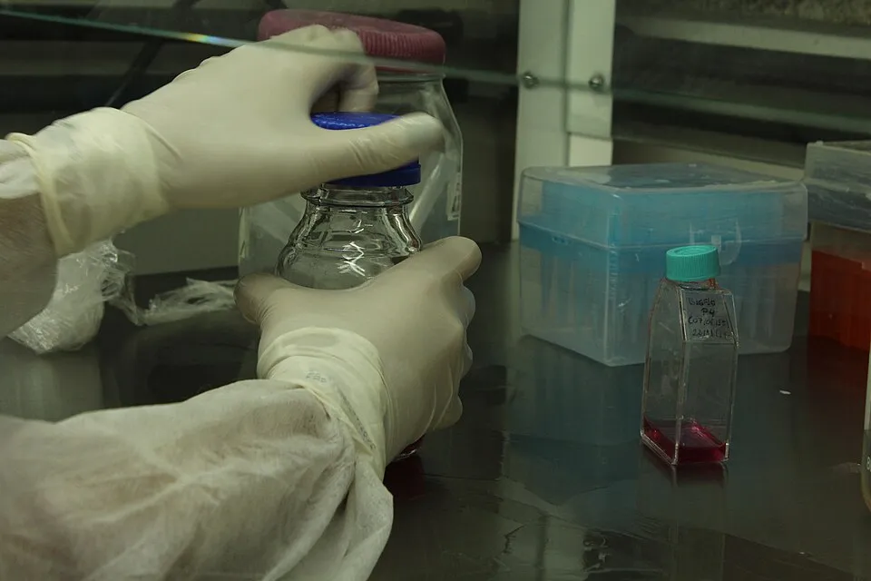 Context photograph: Laboratory equipment in UFV 01; science context, not an identified product or supplier on this page.