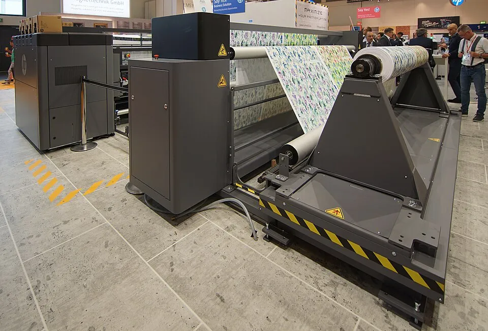 Context photograph: HP Latex 3800 Jumbo Printer; printing context, not an identified product or supplier on this page.