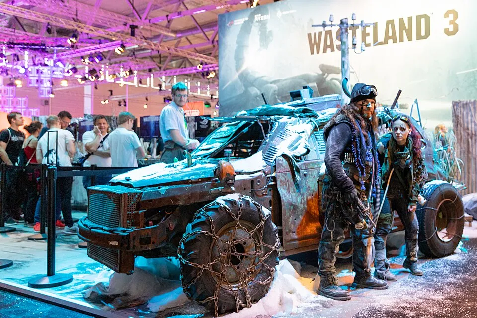 Context photograph: Wasteland 3 Gamescom 2019 (48605880617); events context, not an identified product or supplier on this page.
